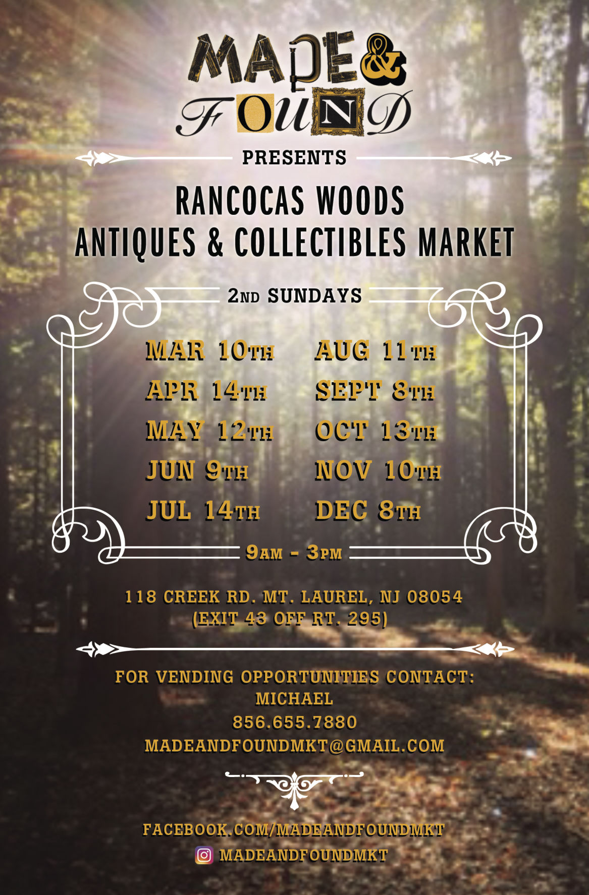 Rancocas Woods Antiques & Collectibles Market (presented by Made & Found)