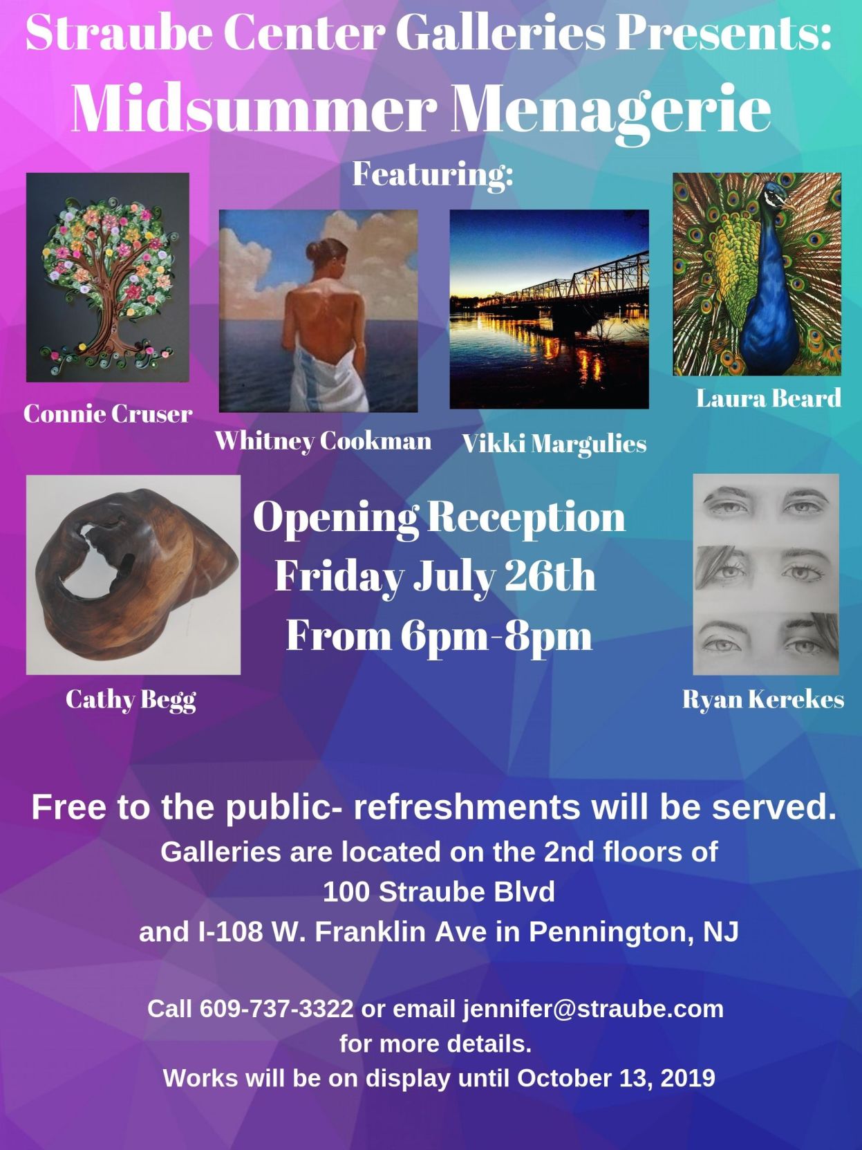 Straube Center Galleries Presents: Midsummer Menagerie