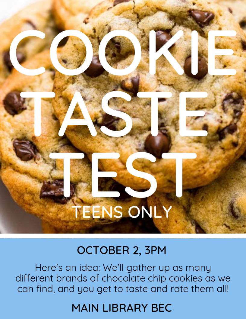 Teen Cookie Taste Test