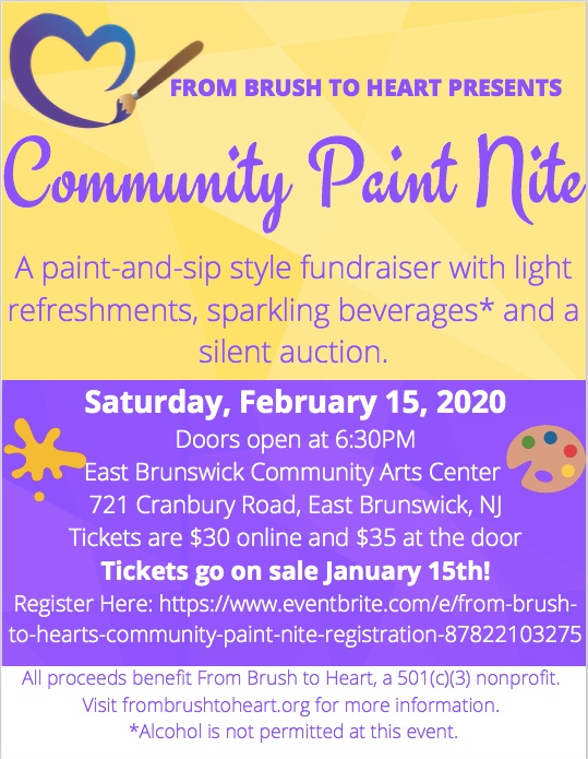From Brush to Heart's Community Paint Nite!
