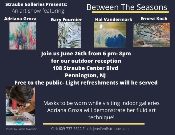 Between The Seasons - A four artist show Outdoor reception