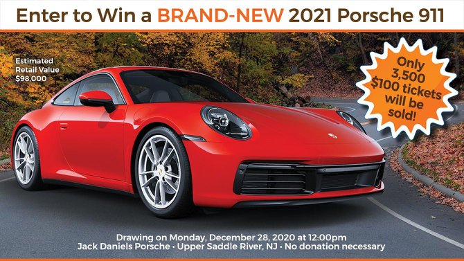 Diabetes Foundation Fall/Winter Porsche Raffle