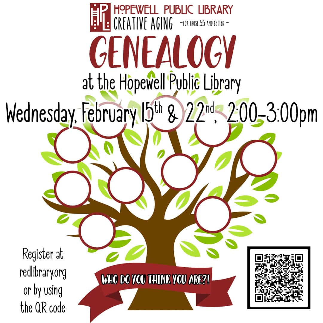 Creative Aging: Genealogy 1
