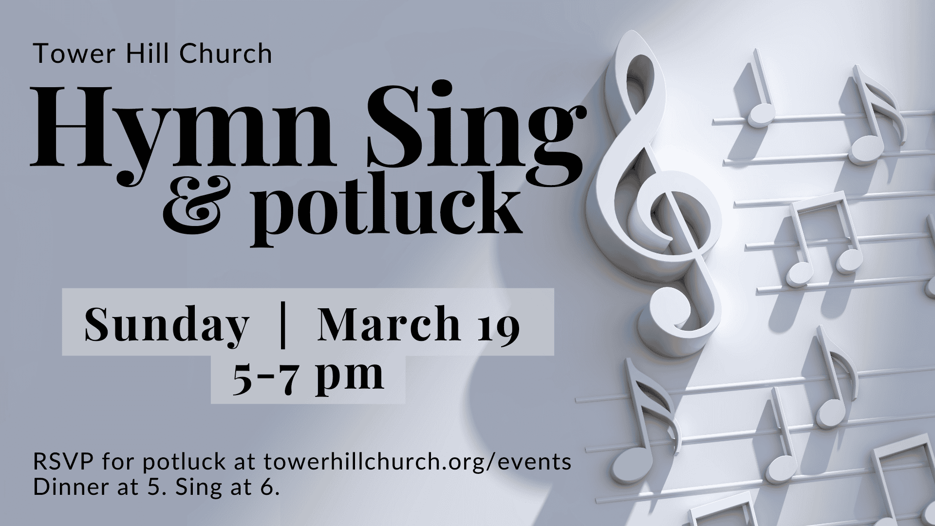 Hymn Sing & Potluck