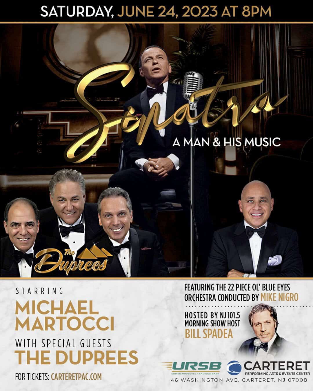 Sinatra, A Man and His Music W/ The Duprees