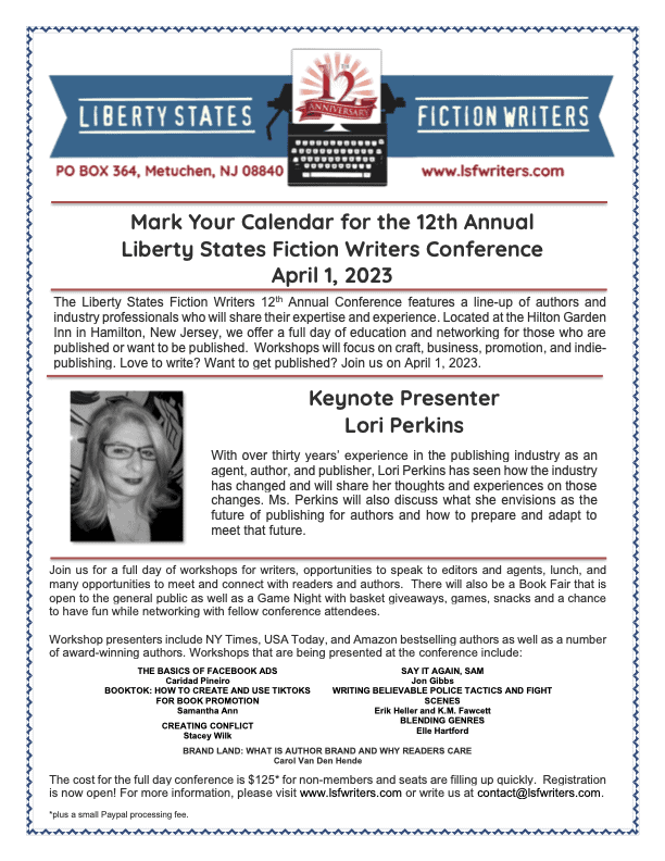 Liberty States Fiction Writers Book Fair