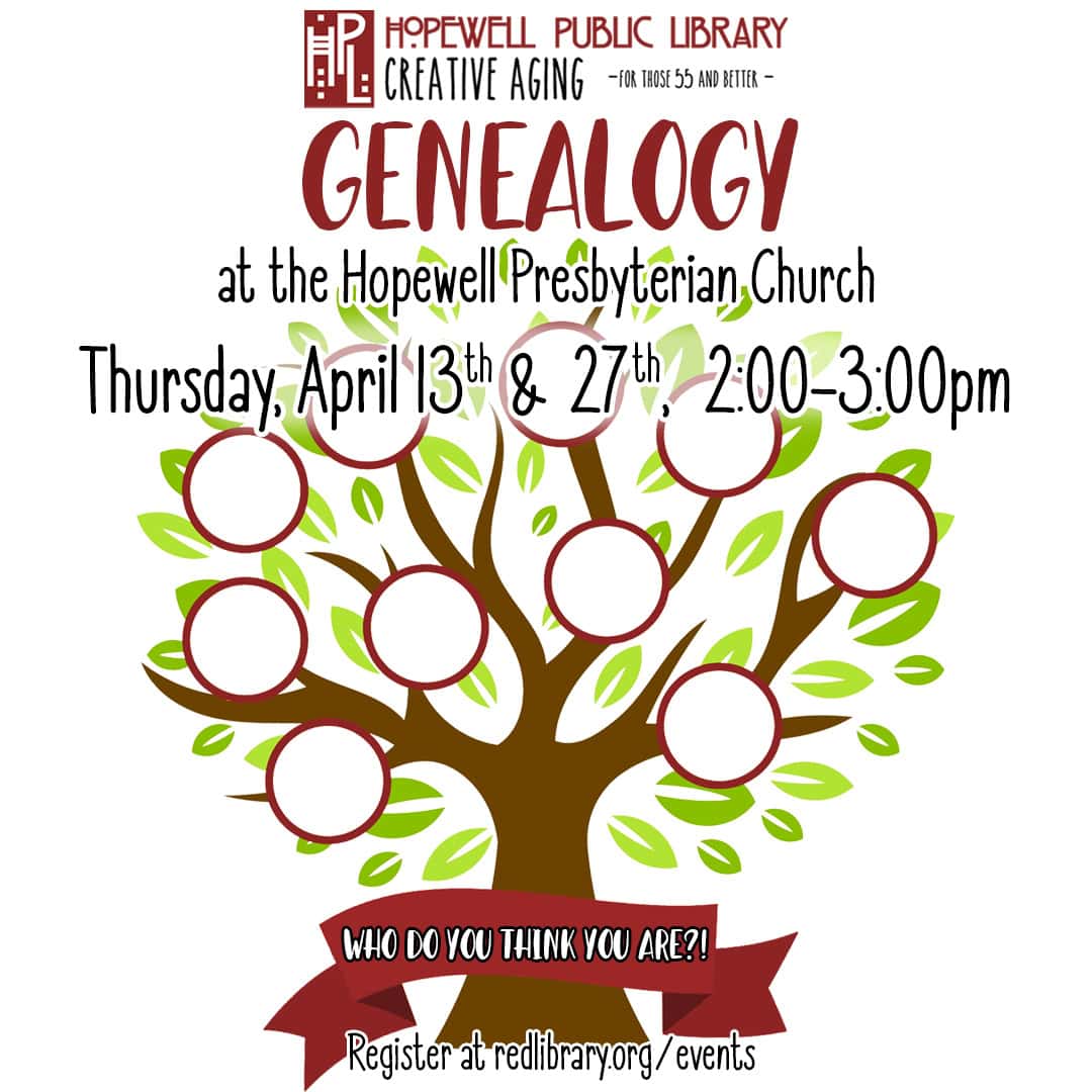 Creative Aging: Genealogy (Session 1)