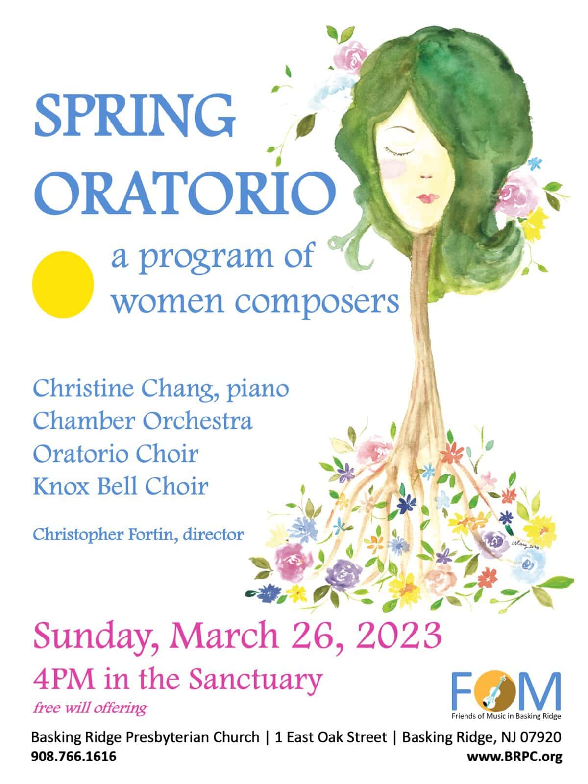 Basking Ridge Presbyterian Church SPRING ORATORIO “A Program of Women Composers”
