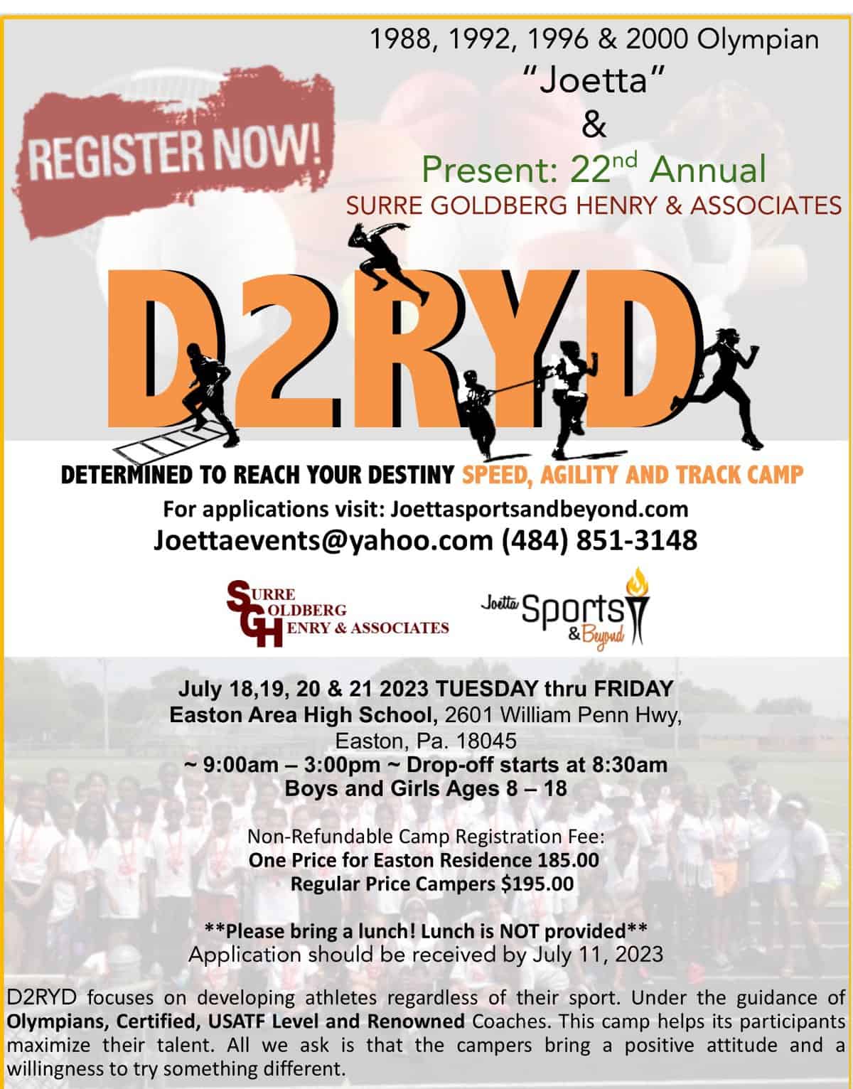2023 "D2RYD" TRACK CAMP