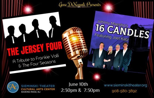Johnny Maestro’ 16 Candles and The Jersey Four at the Sieminski Theater