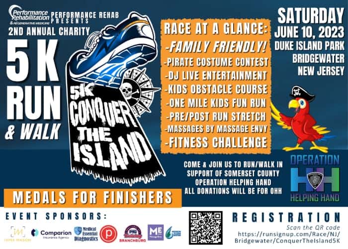 Conquer The Island 5k (Pirate Themed Race in Bridgewater, NJ)