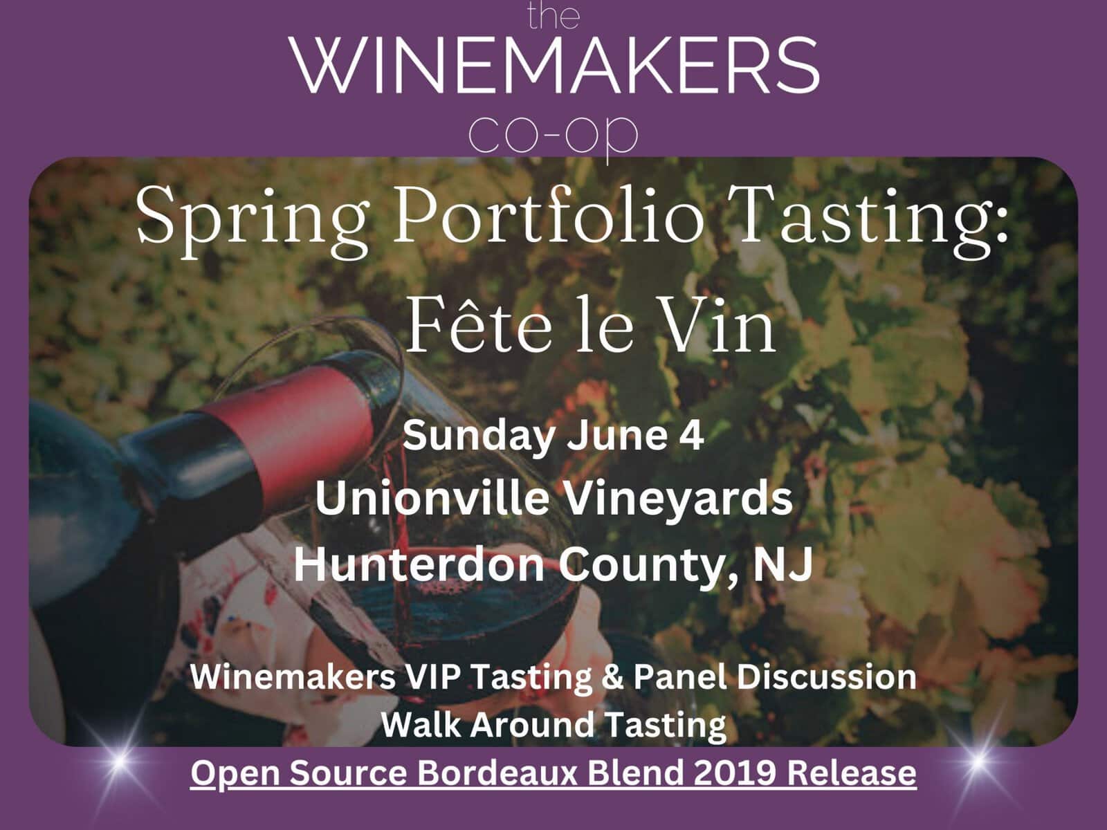 The Winemakers Co-Op Spring Portfolio Tasting Fête le Vin