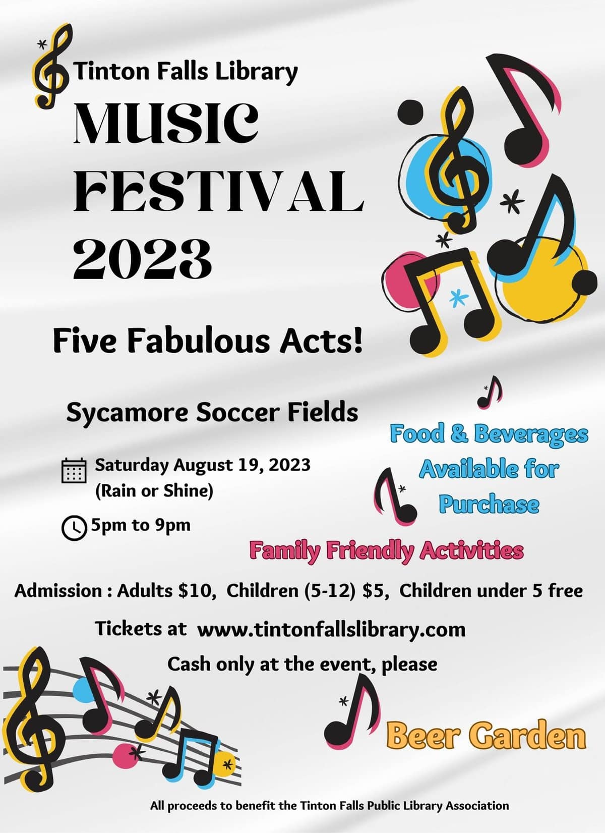 Tinton Falls Library Music Festival Fundraiser