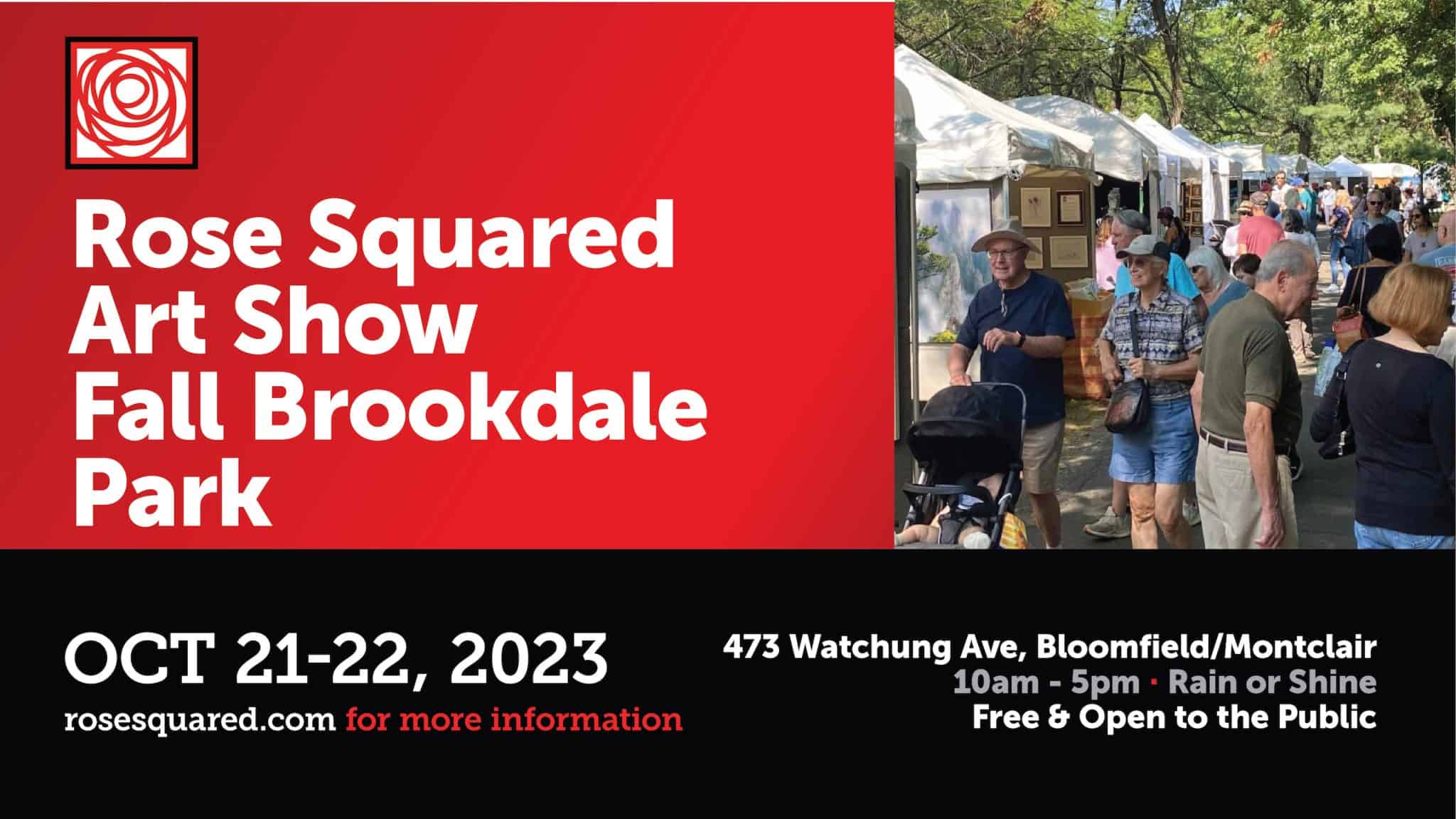 24th Rose Squared Art Show Fall Brookdale Park