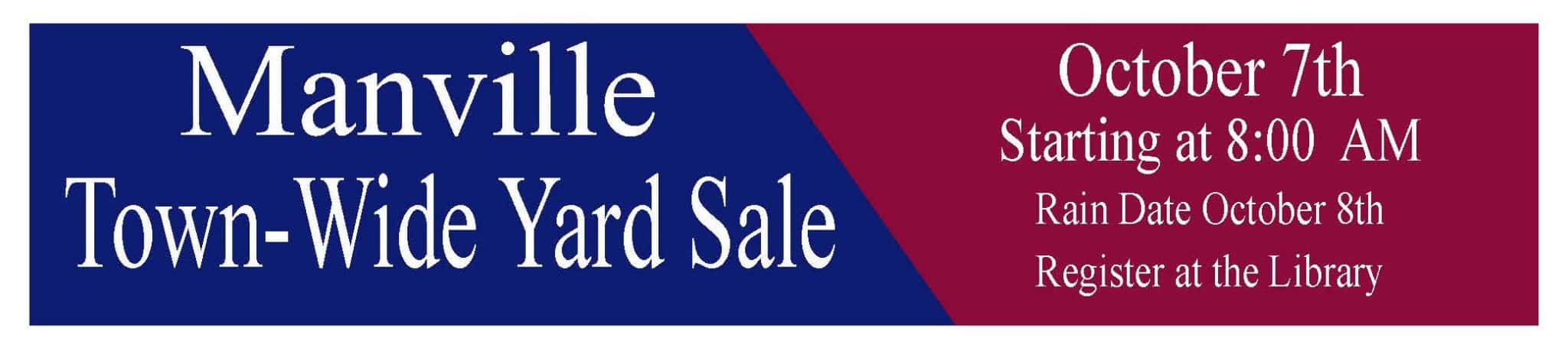 Manville Town-Wide Yard Sale