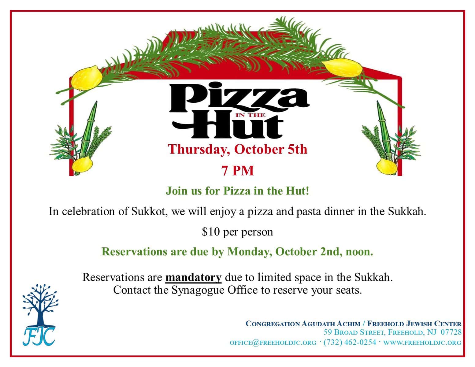 Pizza in the Hut
