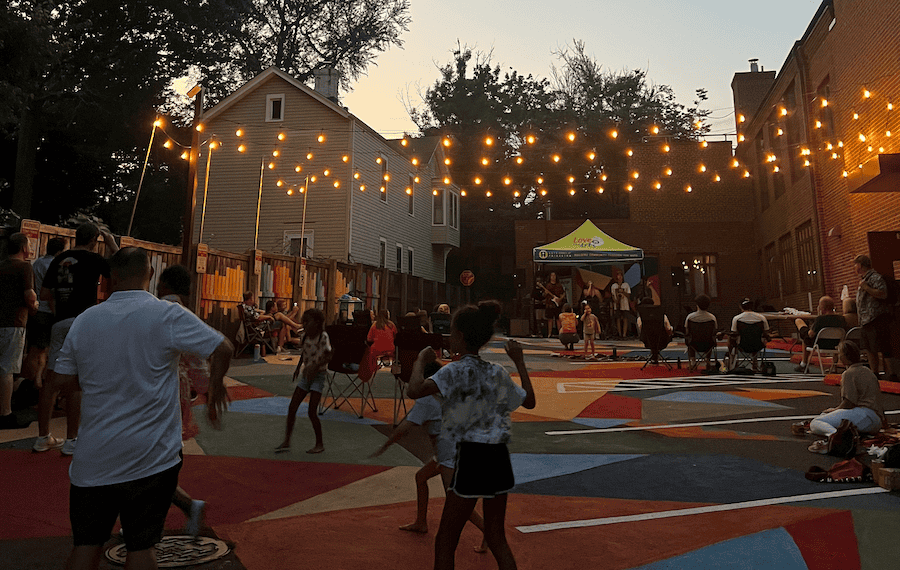 Parking Lot Pop-Up Show: Lights in the Attic