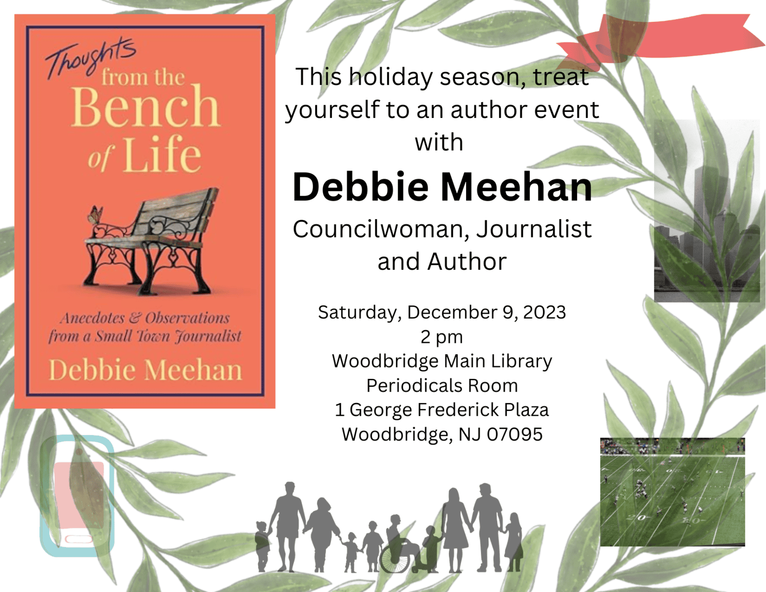 Thoughts from the Bench of Life: Meet Local Author Debbie Meehan
