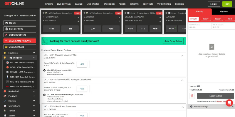Betonline Sports