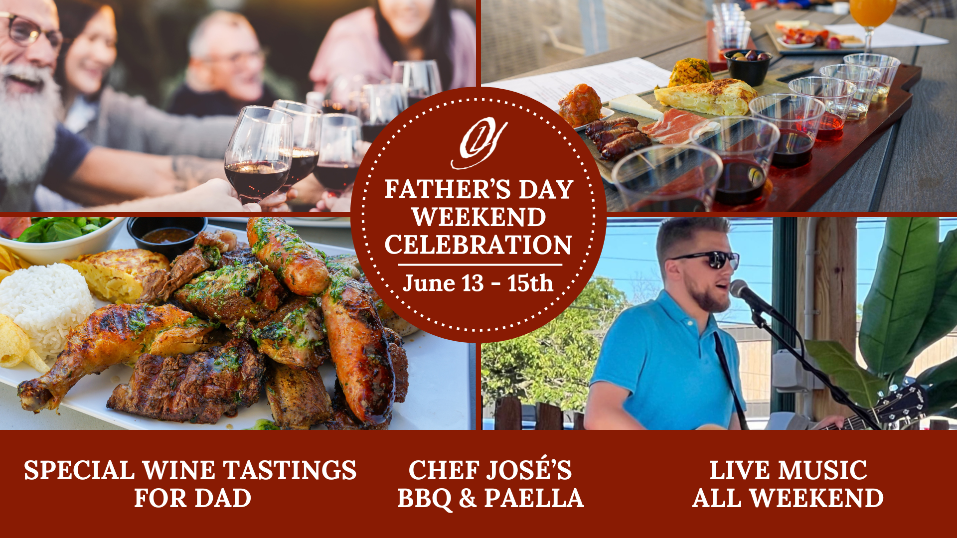 🎵Celebrate Father's Day Weekend at Old York Cellars 🍽️🍹