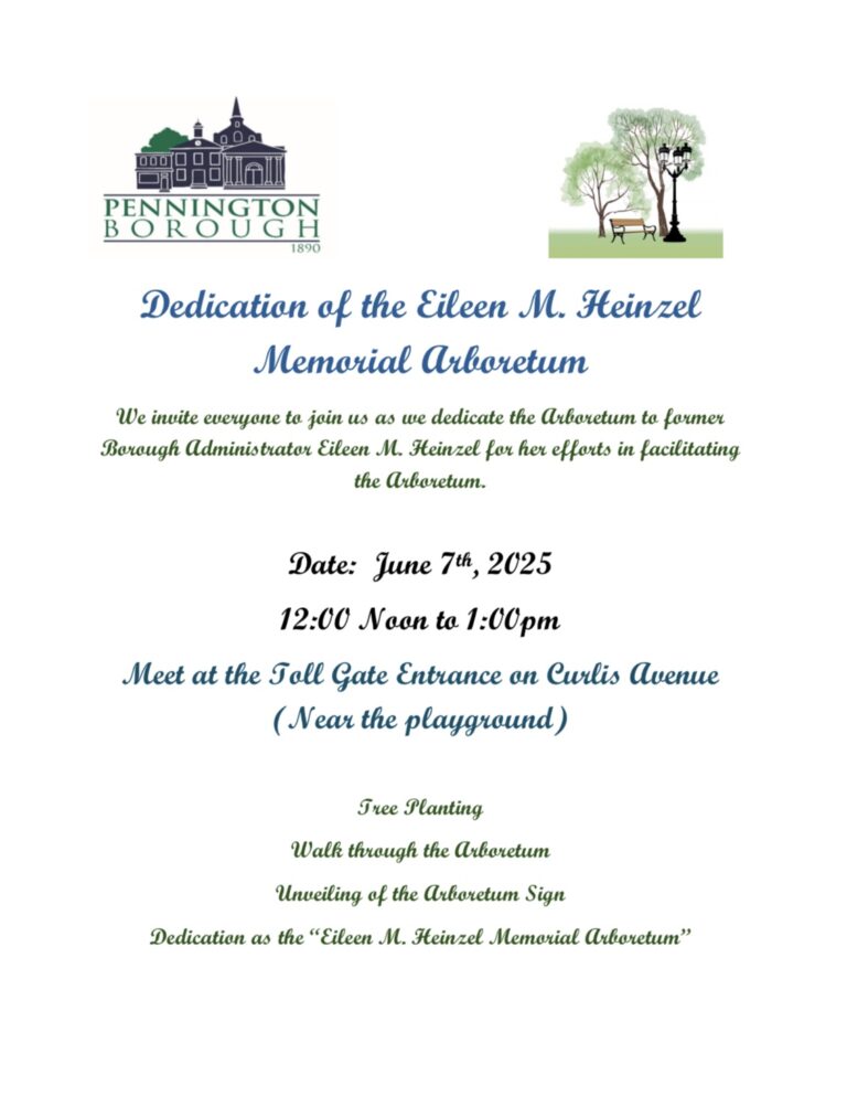 Officials to dedicate arboretum in honor of former borough administrator