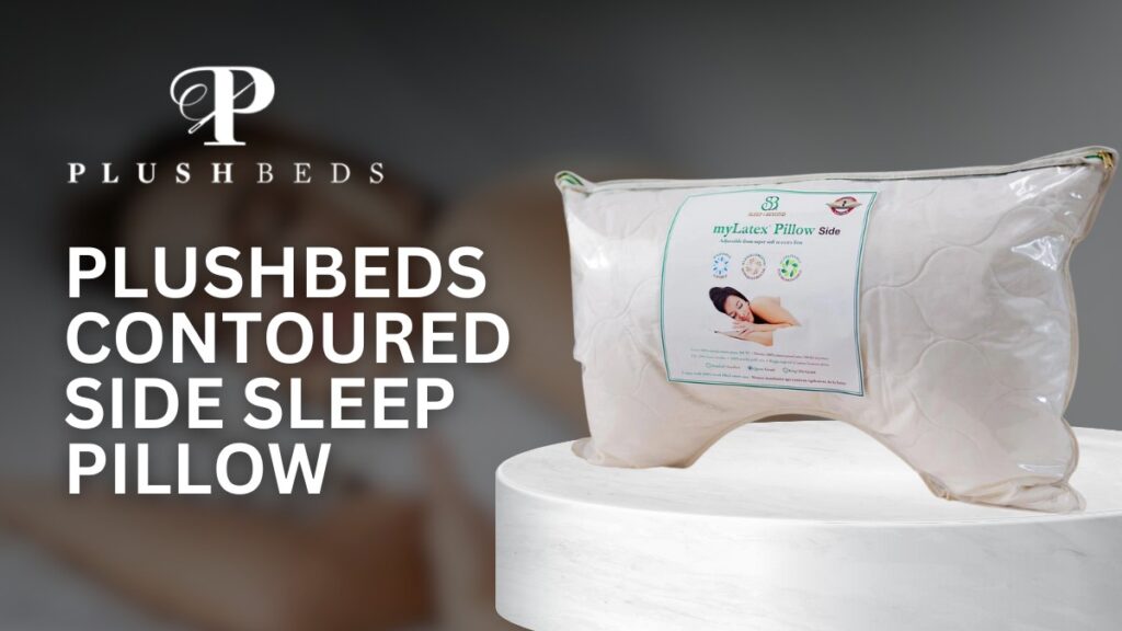 PlushBeds Contoured Side Sleep Pillow