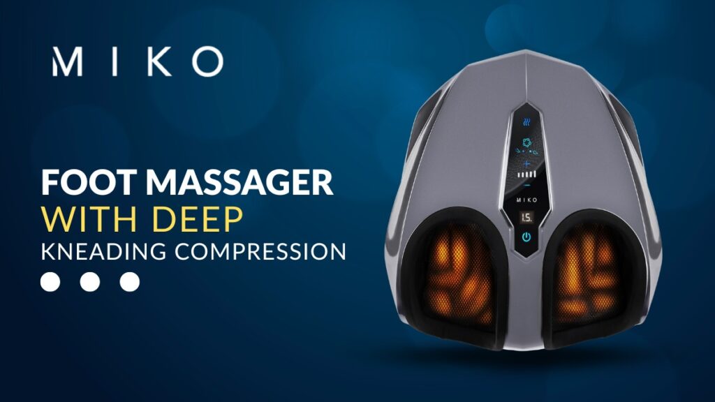 MIKO Foot Massager With Deep Kneading Compression