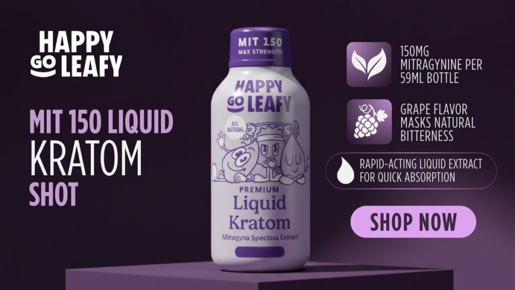 Happy Go Leafy MIT 150 Liquid Kratom Shots