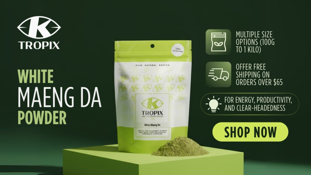 K Tropix White Maeng Da Powder