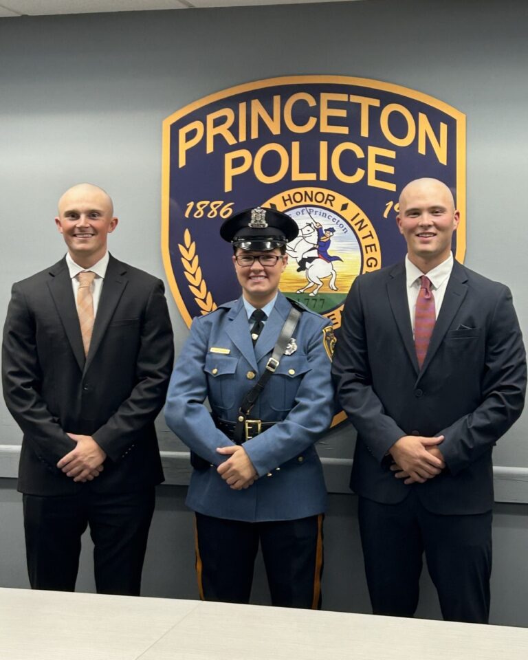 Princeton police welcome three new officers
