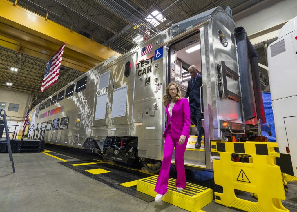NJ Transit Takes Delivery of First New Rail Car in Decades